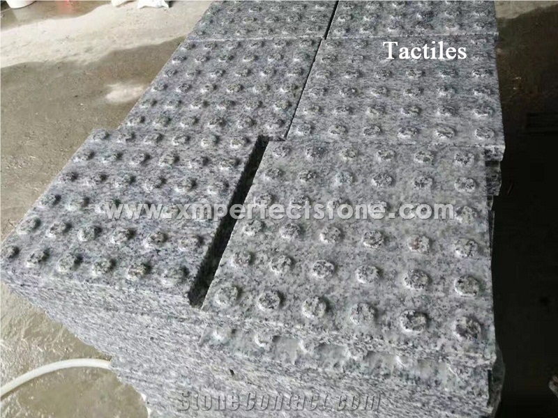 Cheap Grey Granite G654 Tactile Paving / Blind Stone / Blister Paving / Tactile Paving Suppliers