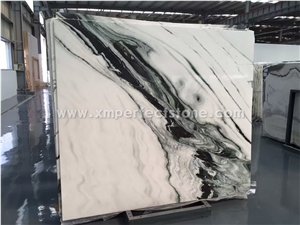 China Panda White Slabs/Black and White Multicolor Marble/Panda White Marble