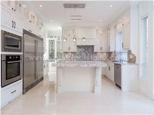 Chinese Polished Blue Marble Kitchen Countertop