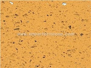 Chinese Quartz Factory/Yellow Crystal Quartz Stone Slabs/Engineered Stone Slab Chinese Quartz Factory/Yellow Crystal Quartz Stone Slabs/Engineered Stone Slab