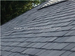 Chinese Roofing Slate/Grey Slate Roofing Tiles/ Dark Grey Slate Roof Tiles/Grey Slate Tile Roof/Square Roof Covering / Stone Roofing