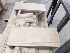 Crema Marfil Wall Covering, Skirting, Flooring Molding & Border,Outdoor and Indoor Decoration, Own Quarry, Manufacturer, Natural Building Stone