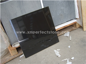 Flamed Mongolian Black from China / Absolute Black Granite Tile /Black Granite Kitchen / Granite Tile 24x24