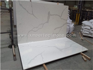 Kitchen Island Tops,Kitchen Bar Top, Artificial Marble Countertop Calacatta Quartz Countertop