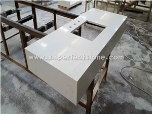 Light Veins Calacatta White Quartz for Kitchen Countertops/Calacatta Quartz Kitechen Countertops & Caesarstone Quartz