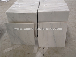 New China Statuario Marble Slabs / Oriental White Marble Tiles / Polished Marble Tiles Bathroom / Marble Slab Flooring