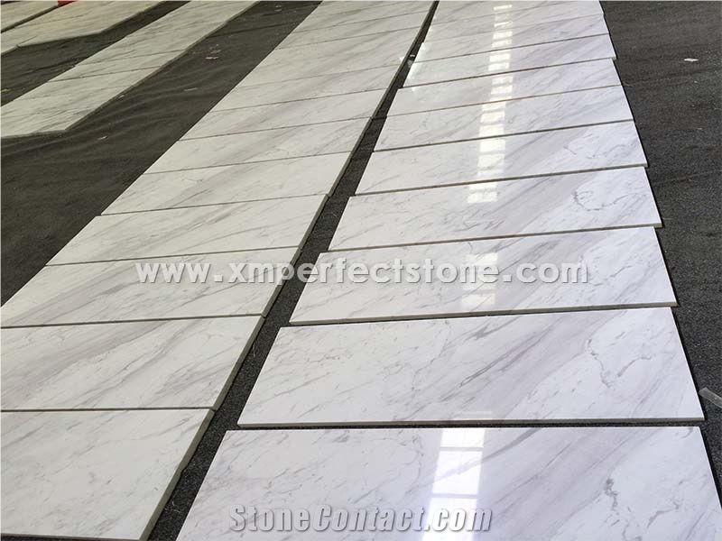 Original Volakas Marble Tiles/Volakas Drama White Cut to Size/Customized Size White Marble Tiles