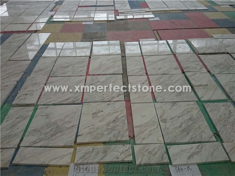 Original Volakas Marble Tiles/Volakas Drama White Cut to Size/Customized Size White Marble Tiles
