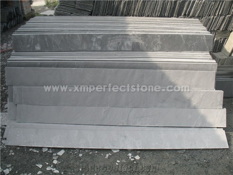 Outdoor Slate Stepping Stones / Grey Slate Stone / Cheap Price Slate Stair Steps / Slate Stair Step
