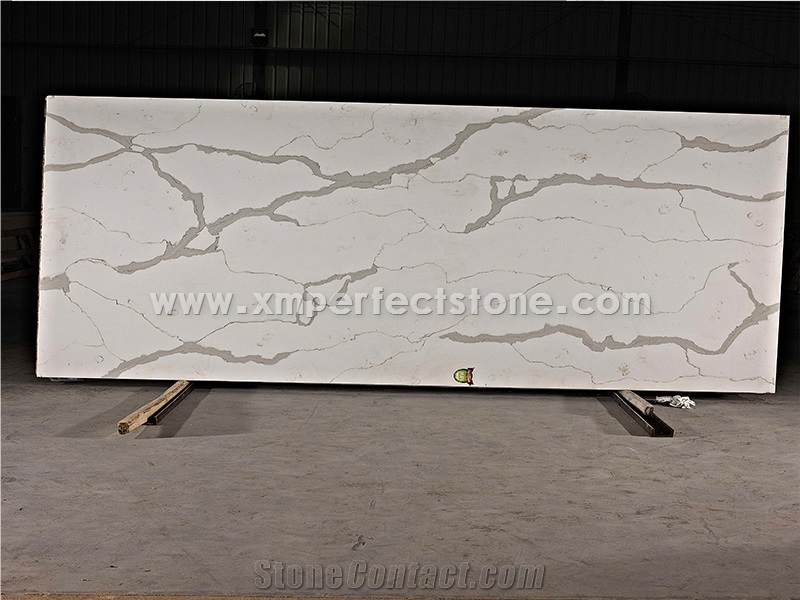 Quartz Slab 3200x1600x20/230mm All Kinds Of Calacatta Quartz Slab,Use for Countertop,Vanity Top,Kicthen Top