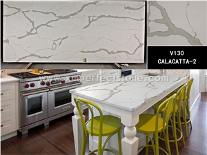 Quartz Stone Slabs,Calacatta White Quartz,Quartz Stone Tops,Artificial Stone Slabs,Calacatta Quartz Stone,Calacatta Bianco Quartz Tiles/Slabs for Vanity Tops,Table/Bench Tops,Engineered Stone