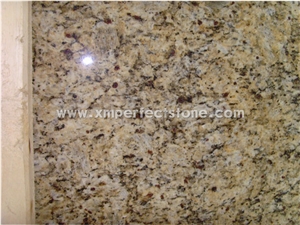Santa Cecilia Classic Granite Slabs/Brazil Gold Granite for Floor/Polished Juparana Santa Cecilia Granite