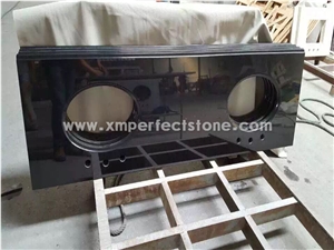 Shanxi Black Granite Vanity Top/Absolute Black Granite Bathroom Vanity Tops/China Black Granite Tops