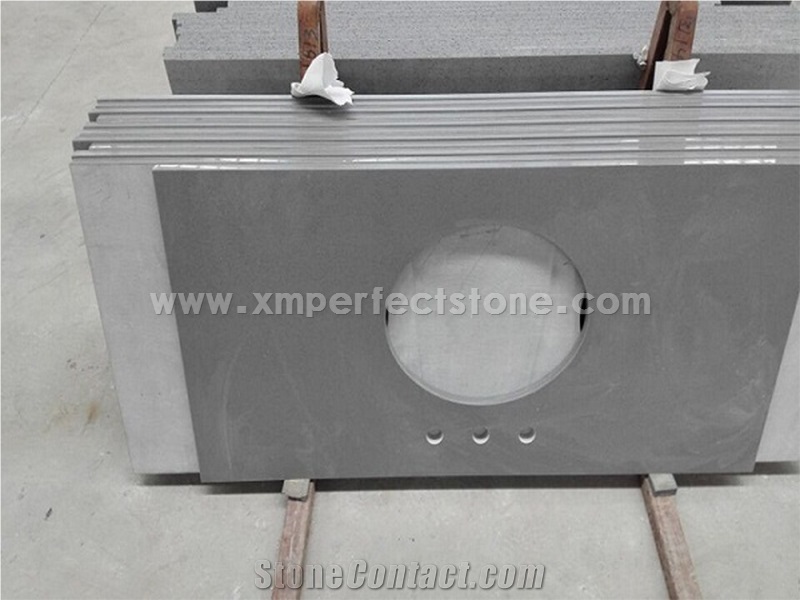 Single Sink Bathroom Vanity Top / Double Sink Quartz Vanity Tops / Beige Quartz Stone for Counter Top / Quartz Vanity Tops