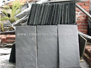 Slate Roofing Tile/ Chinese Slate Roofing Tiles/Dark Grey Slate Roof Tiles/Square Roof Covering and Coating/Stone Roofing/Natural Stone