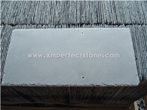 Slate Roofing Tile/ Chinese Slate Roofing Tiles/Dark Grey Slate Roof Tiles/Square Roof Covering and Coating/Stone Roofing/Natural Stone