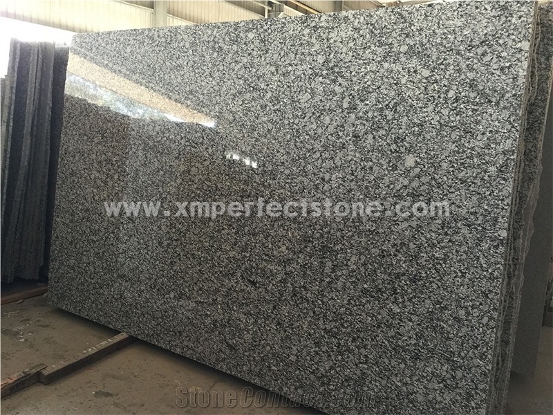 Spary White Granite Gangsaw Slab/G377 Granite/Xinyi Spindrift Granite Slabs