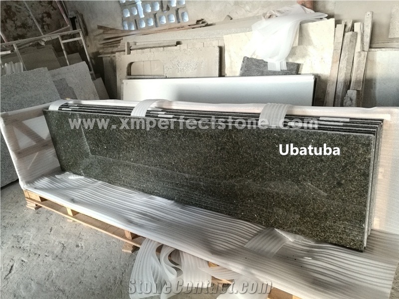 Ubatuba Granite Prefeb / Santa Cecilia Granite Top / Tan Brown Granite Countertop / China Grey Granite Prefab Table Tops / Alaska White Granite Countertop