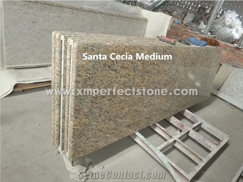 Ubatuba Granite Prefeb / Santa Cecilia Granite Top / Tan Brown Granite Countertop / China Grey Granite Prefab Table Tops / Alaska White Granite Countertop