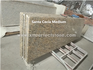 Ubatuba Granite Prefeb / Santa Cecilia Granite Top / Tan Brown Granite Countertop / China Grey Granite Prefab Table Tops / Alaska White Granite Countertop