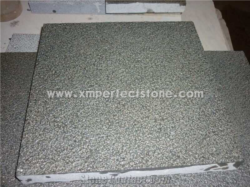 Zhangpu Black Basalt Cube/Frog Green Paving Stone/Zangpu Basalt Cube Stone