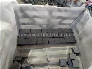 Zhangpu Black Basalt Cube/Frog Green Paving Stone/Zangpu Basalt Cube Stone