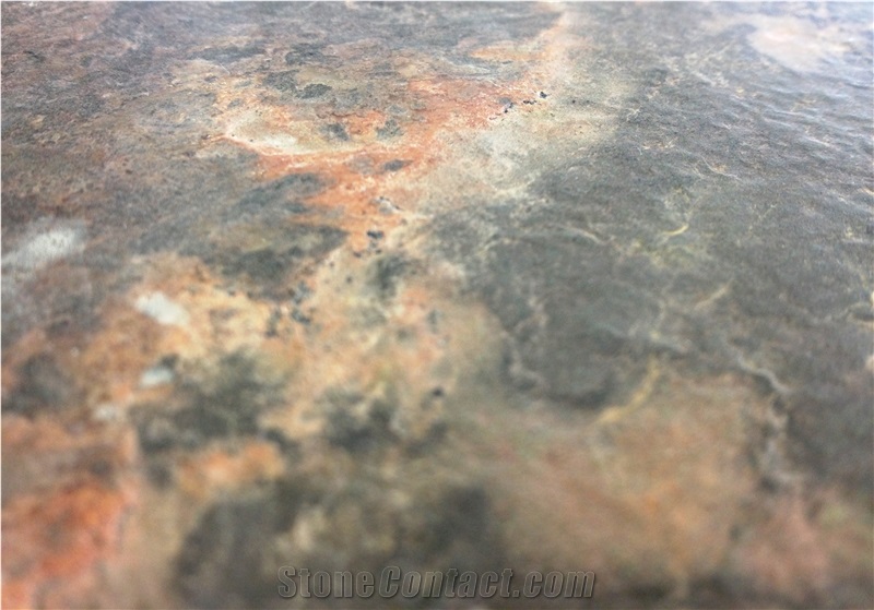 Bk Devil Brushed Limestone Tiles & Slabs, Cepillado, Brosse Spain