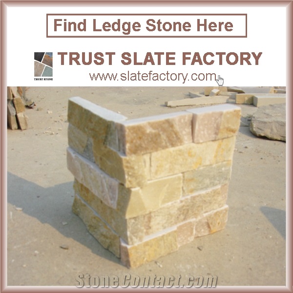 Natural Ledgestone Corner Pieces,Interior &Ｅxterior Wall Corners
