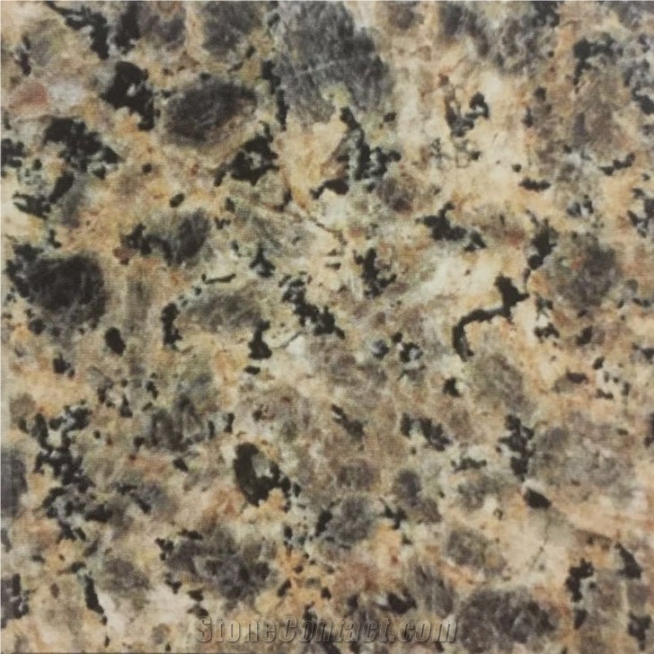 Leopard Skin Wulian Pink Granite Slab Tile