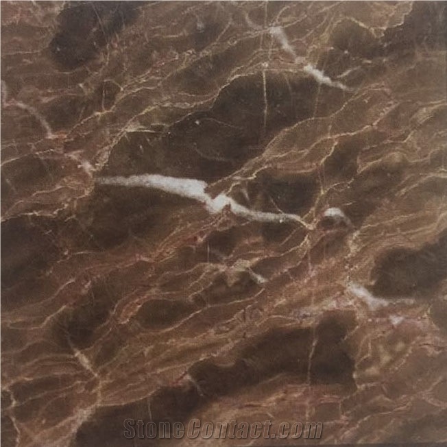 Ming Brown Marble Tile Slabs, Ming Brown Marble