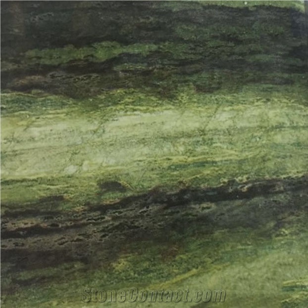 Verde Bamboo Quartzite Green Slabs Tiles, Brazil Green Quartzite