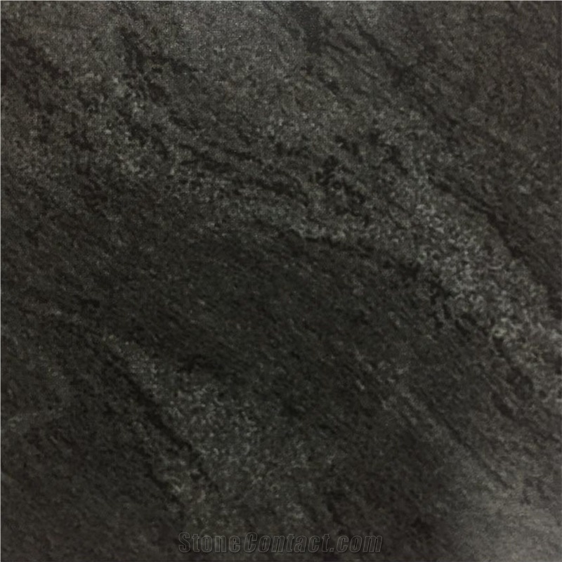 Verde Candeias Black Granite Slabs, Brazil Green Granite