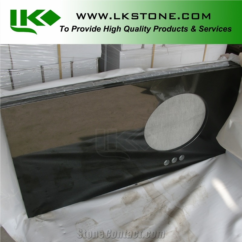 Absolute Black Vanity Tops, Absolute Black Countertops, Absolute Black Bathroom Top, Shanxi Black Vanity Top, Shanxi Black Countertops, Absolute Black Tops