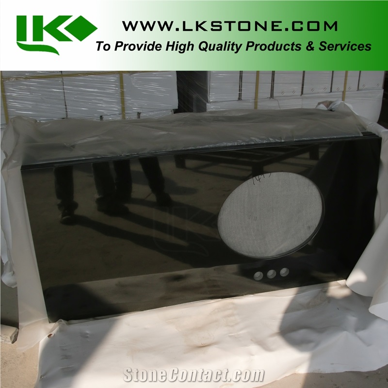 Absolute Black Vanity Tops, Absolute Black Countertops, Absolute Black Bathroom Top, Shanxi Black Vanity Top, Shanxi Black Countertops, Absolute Black Tops