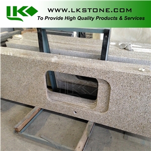 G682 Kitchen Countertops, G682 Countertop, Yellow Rust Kitchen Countertop, Yellow Rust Countertops, Sunset Gold Countertop, Sunset Gold Bar Top, Shandong Rust Countertop, Shandong Rust Bar Top