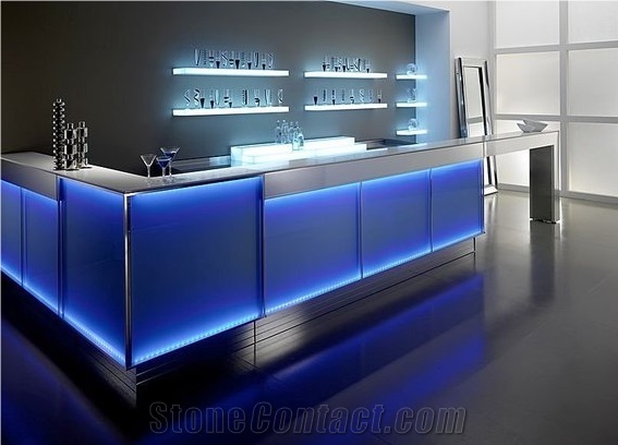 2017 Hot Selling High Evaluation Large Acrylic Solid Surface Club Bar Counter