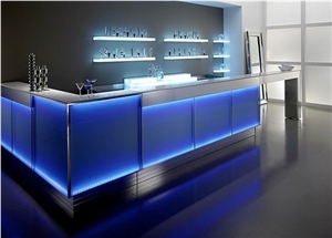 2017 Hot Selling High Evaluation Large Acrylic Solid Surface Club Bar Counter