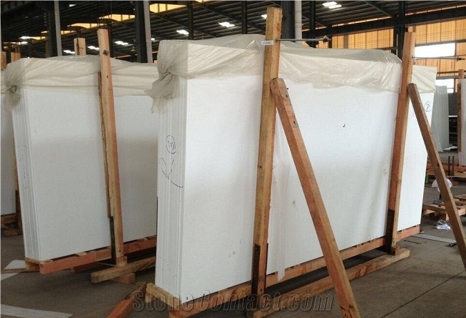280x150 Pure White Nano Stone Big Slab Nano Crystallized Stone Slabs & Cut to Size Nano Crystallized Stone