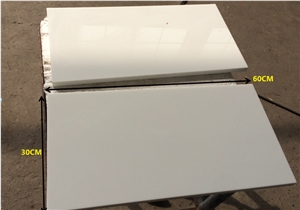 Factory Direct Sell Nano Stone Pure White Nano 3 Artificial Stone Nano Crystallized Stone Tile 30x30 30x60