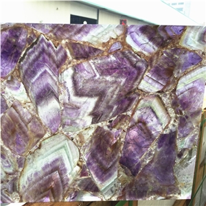 Building Material Luxury Villa Projetc Purple Amethyst Quartz Stone
