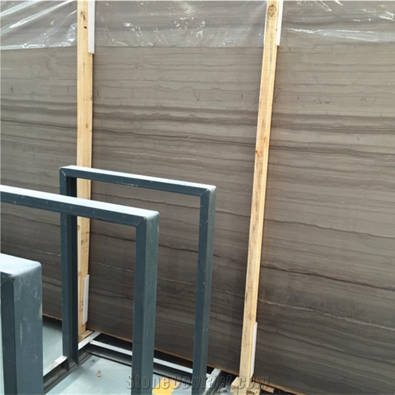China Athens Grey Marble Slab Athens Grey Wood Grain Marble