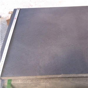 China Hainan Black Basalt Lava Stone Paving Stone Black Andesite Tile