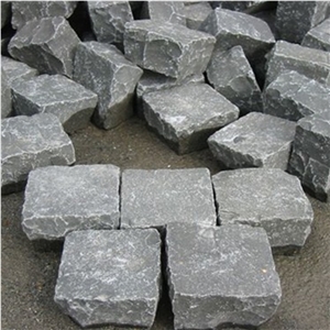 Honed Grey Basalt Paver Basalt Cobble Stone Paving Stone
