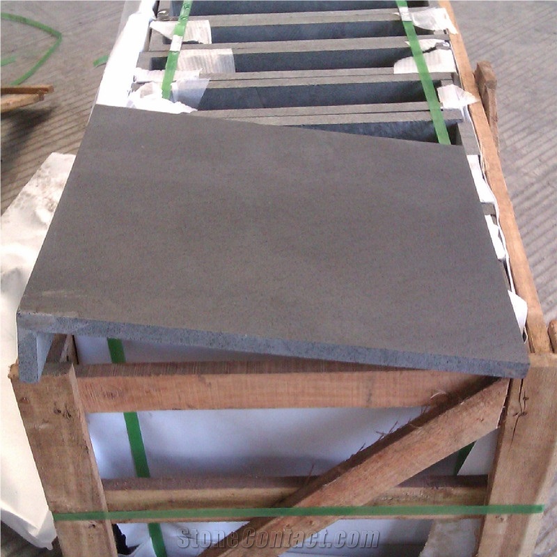 Quarry Owner Black Basalt Lavastone Hainan Black Basalt Stone Wall Tiles