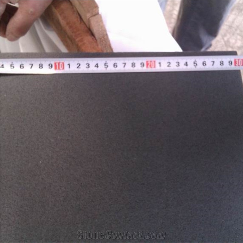 Quarry Owner Black Basalt Lavastone Hainan Black Basalt Stone Wall Tiles