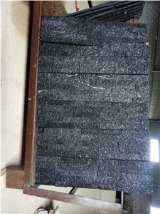 Black Galaxy Stone Wall Cladding/Ledge Stone/Stone Wall Decor/Thin Stone Veneer/Feature Wall/Split Face Culture Stone/Manufactured Stone Veneer