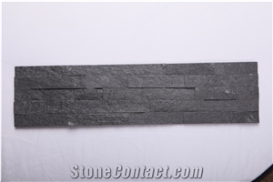 Black Quartzite Ledge Stone/Stone Wall Cladding/Thin Stone Veneer/Feature Wall/Manufactured Stone Veneer/Split Face Culture Stone/Stone Wall Decor