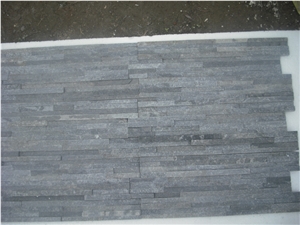 Bonstone Blue Quartizte Wall Stone Panel, Cultured Stone Wall Cladding, Ledger Stacked Stone Veneer, Thin Ledgestone Veneer, S / Z Shapes