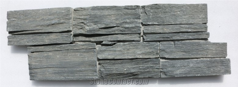 Cement Black Slate Culture Stone/Ledge Stone/Feature Wall/Split Face Culture Stone/Manufactured Stone Veneer/Feature Wall/Thin Stone Veneer/Stone Wall Decor
