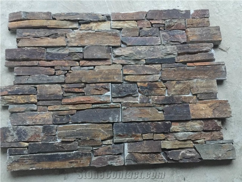Cement Culture Stone and Wall Cladding, Split Face Stacked Stone